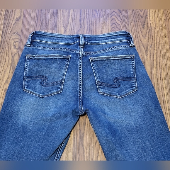 Silver Avery Slim Fit Jeans Women's W28/L31 - Classic Denim Style - Picture 7 of 9